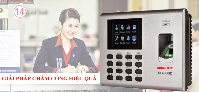 Máy chấm công - giải pháp cho ngân hàng