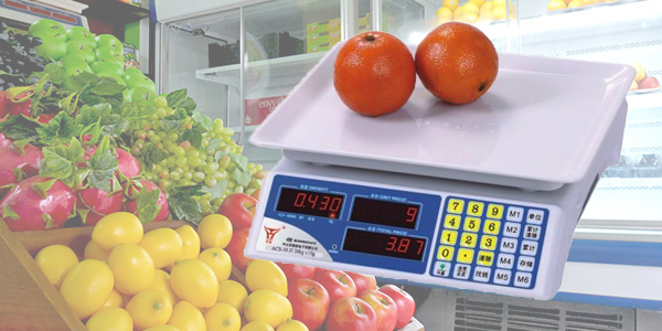 Cân điện tử chuyên dụng dành cho cửa hàng hoa quả