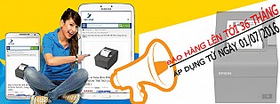 Dòng máy in hóa đơn tốt nhất được bảo hành tới 36 tháng