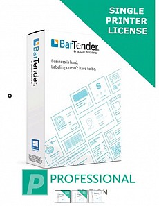 Phần mềm in nhãn BarTender Professional BTP-3 - Application License (cho 3 máy in)