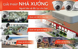 Bộ camera an ninh cho nhà xưởng