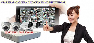 Bộ camera cho cửa hàng điện thoại