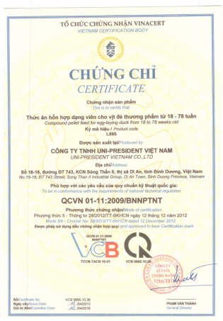 Chứng nhận Sản phẩm, Hàng hóa phù hợp với Quy chuẩn kỹ thuật (QCVN)