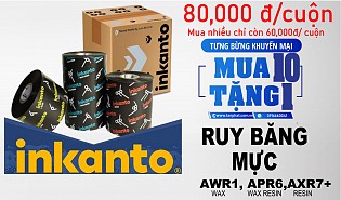 Chương trình khuyến mại ruy băng mực Wax giá siêu ưu đãi