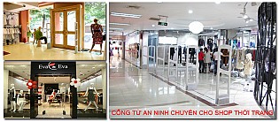 Cổng từ an ninh cho cửa hàng thời trang