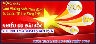 Đầu đọc mã vạch siêu khuyến mãi chào mừng 30/4 – 1/5