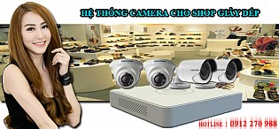 Hệ thống camera cho cửa hàng giầy dép