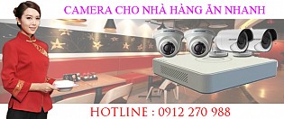 Hệ thống camera cho nhà hàng ăn nhanh