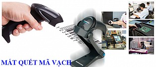 Máy đọc mã vạch được sử dụng cho cửa hàng