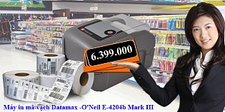 Máy in mã vạch Datamax -O'Neil E-4204b Mark III chuyên dụng