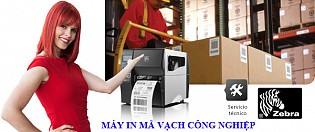 Máy in mã vạch Zebra cho sản xuất