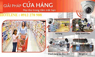 Triển khai lắp đặt hệ thống camera cho cửa hàng
